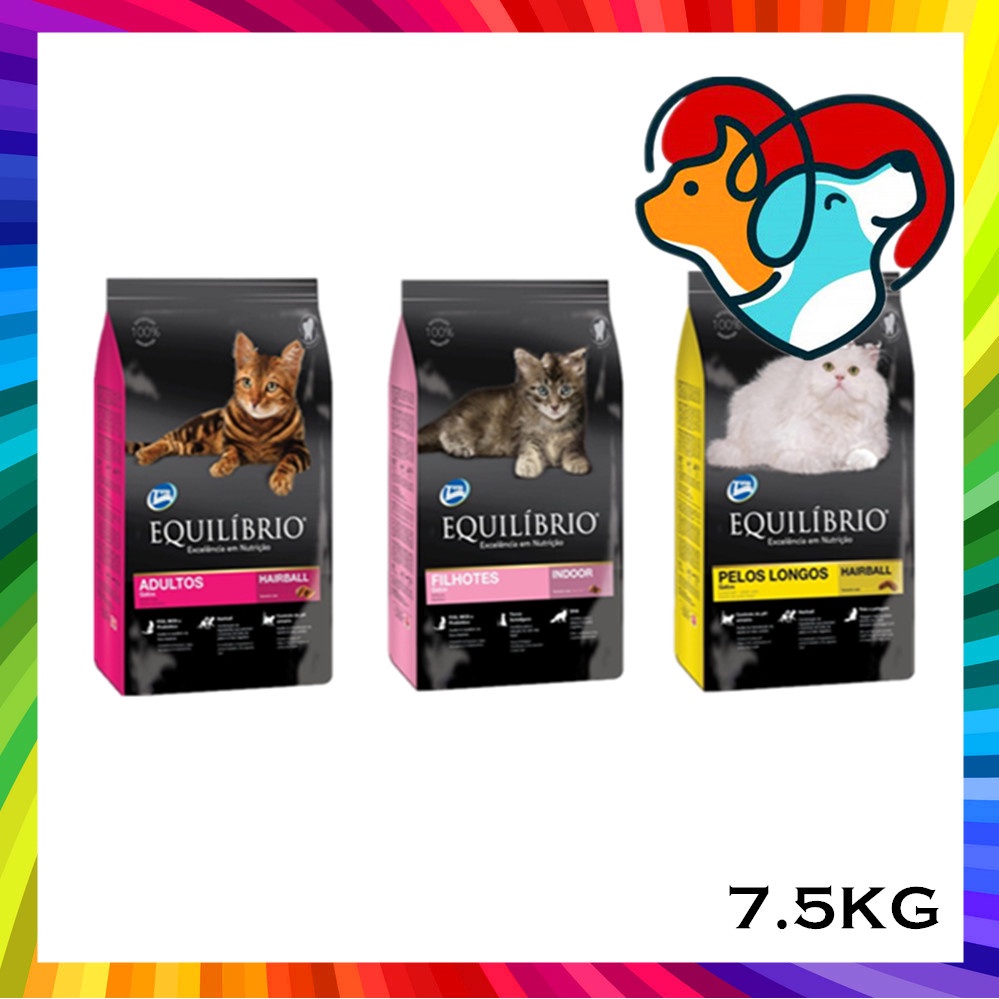 Equilibrio Kitten Adult Chicken / Persian Long Hair Cat Food 7.5KG
