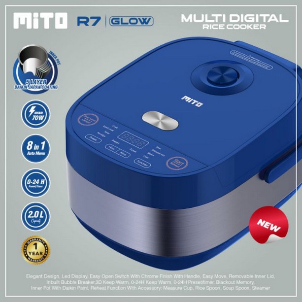 Mito RICE COOKER DIGITAL R7 LOW SUGAR RICE COOKER MITO LESS SUGAR