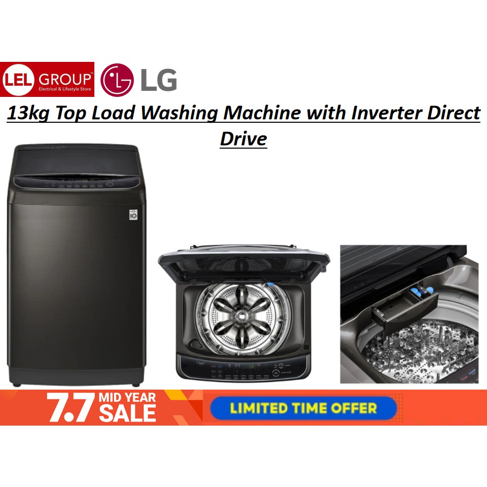 LG 13kg 6 Motion Inverter Direct Drive Top Load Washer TH2113DSAK