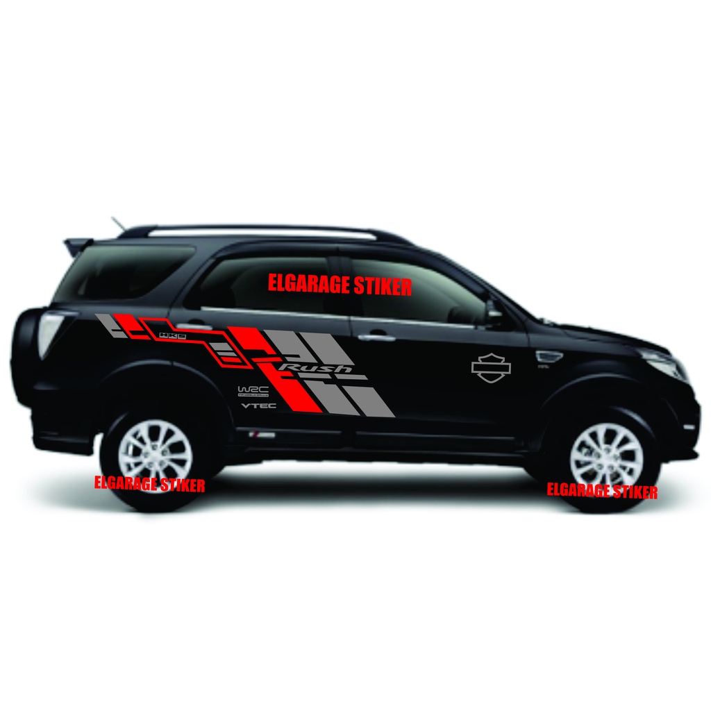 Toyota rush Car Stickers rush Car Side body Stickers Cool rush Stickers