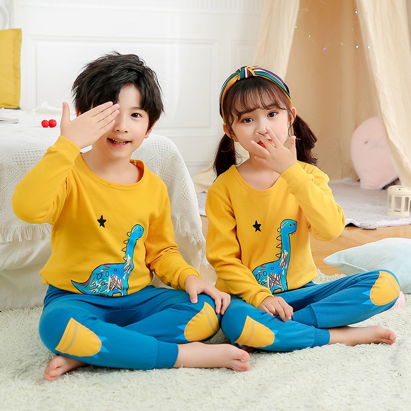 Children Sleepwear Baby Boy Girl Kid Nightwear Baju Tidur Budak Lelaki