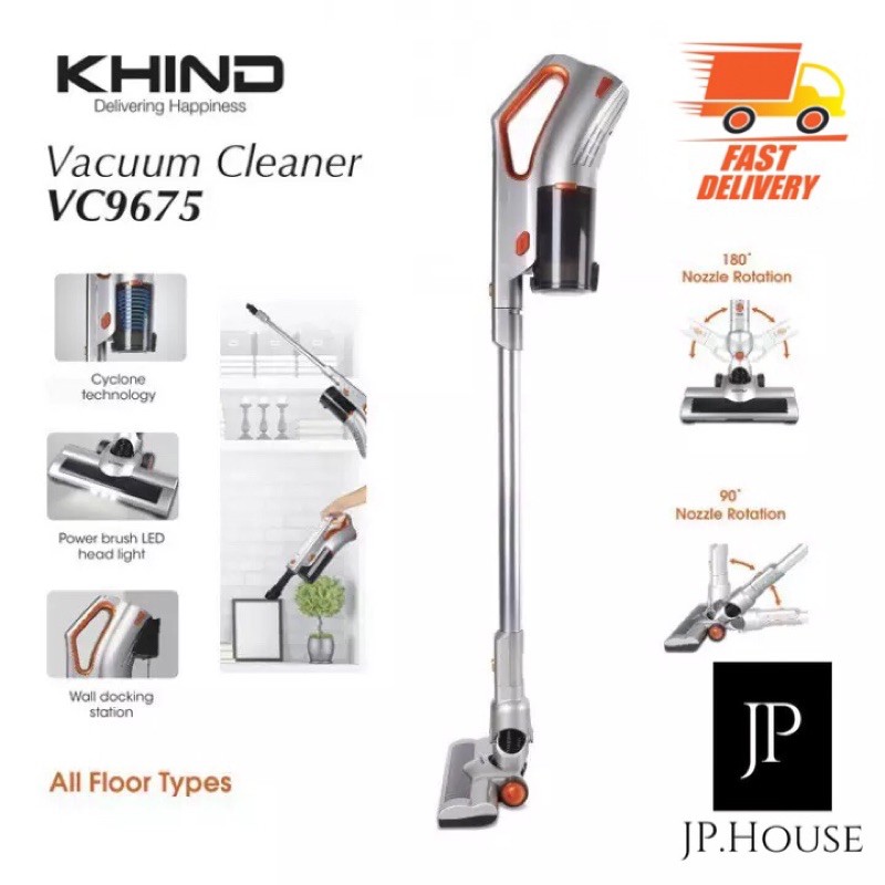 KHIND CORDLESS VACUUM VC9675 BAGLESS Shopee Malaysia
