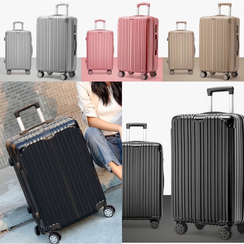 ABS+PC Hardcase Travel Luggage Suitcases 20 INCH 24 INCH Shopee Malaysia