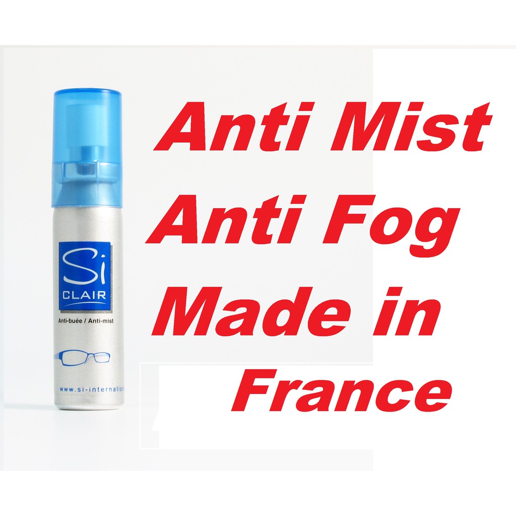 Si Clair Anti Fog Lens Spray Anti Mist Antifog Spectacles Sunglass