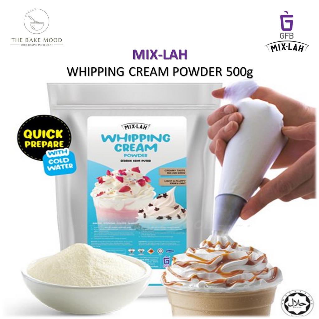 MIXLAH Whipping Cream Powder 500g / Pack HALAL (For Baking, cooking