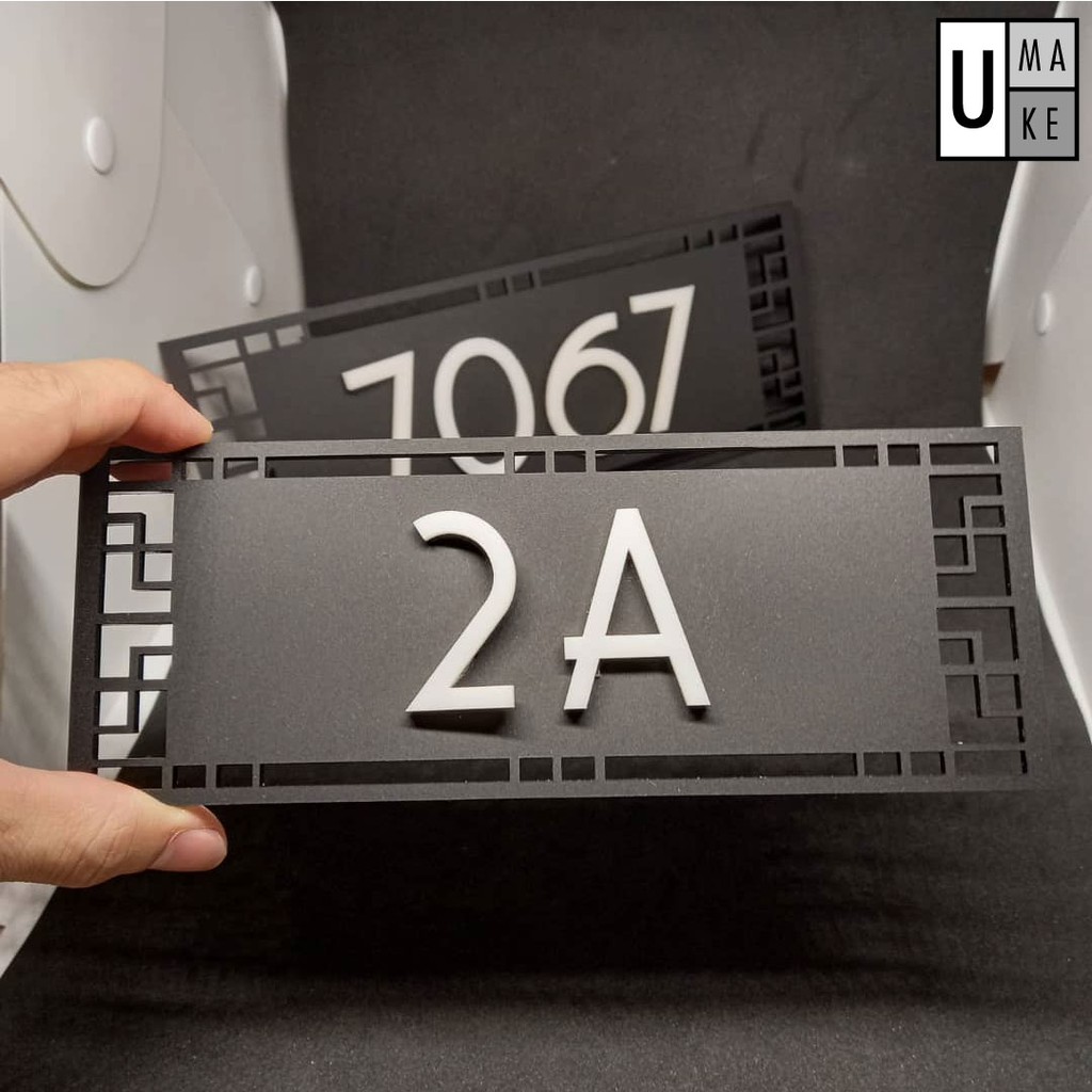 UMAKE 29cm/19cm Customize House Number Unit Number Condo Apartment