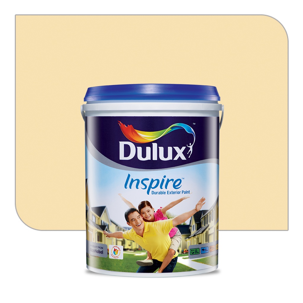 Dulux Inspire Durable Exterior Wall Paint (Pastel Yellow Colours