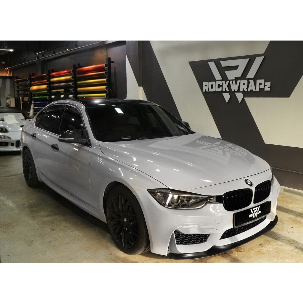 ULTRA GLOSS LIGHT NARDO GREY CAR WRAPPING STICKER VINYL FILM Shopee