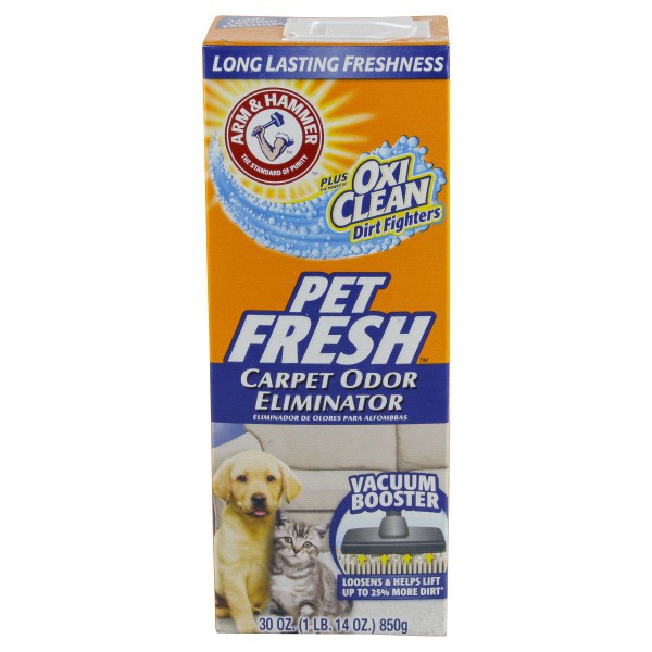 ARM & HAMMER Pet Fresh Carpet Odor Eliminator, Plus OxiClean Dirt