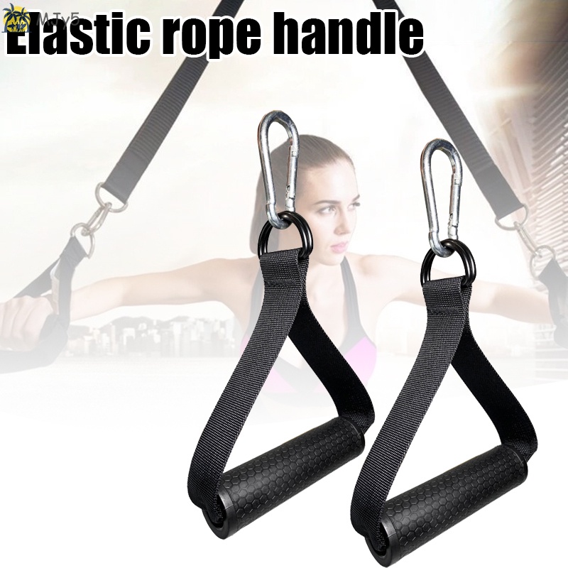 Heavy Duty Exercise Handles Cable Machine Attachment Handles Gym