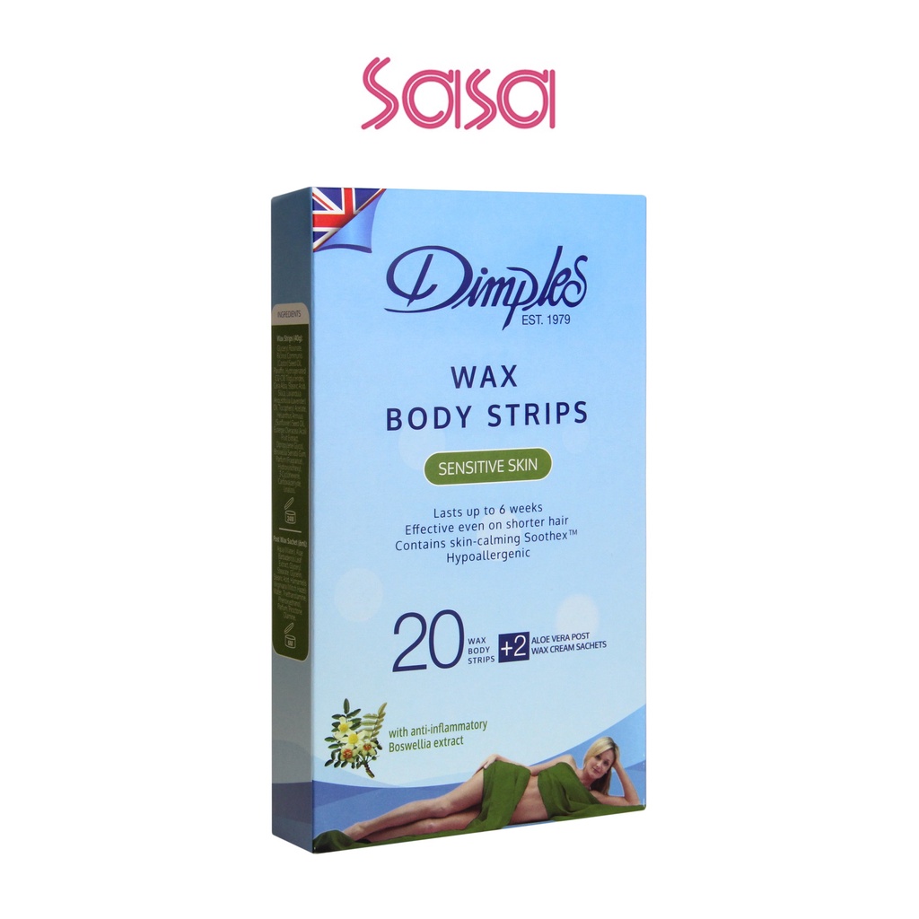 Dimples Wax Body Strips (20 Pcs) Shopee Malaysia