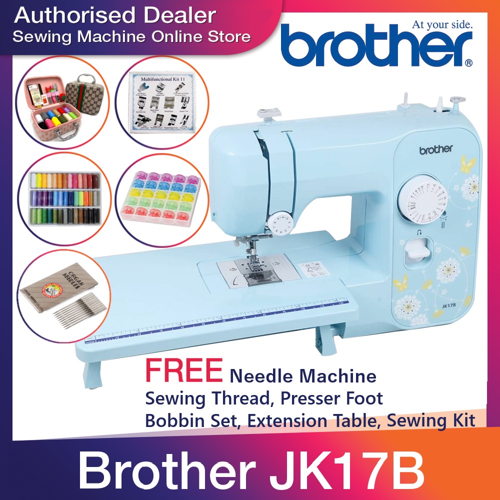 Brother Jk17B Sewing Machine Shopee Malaysia