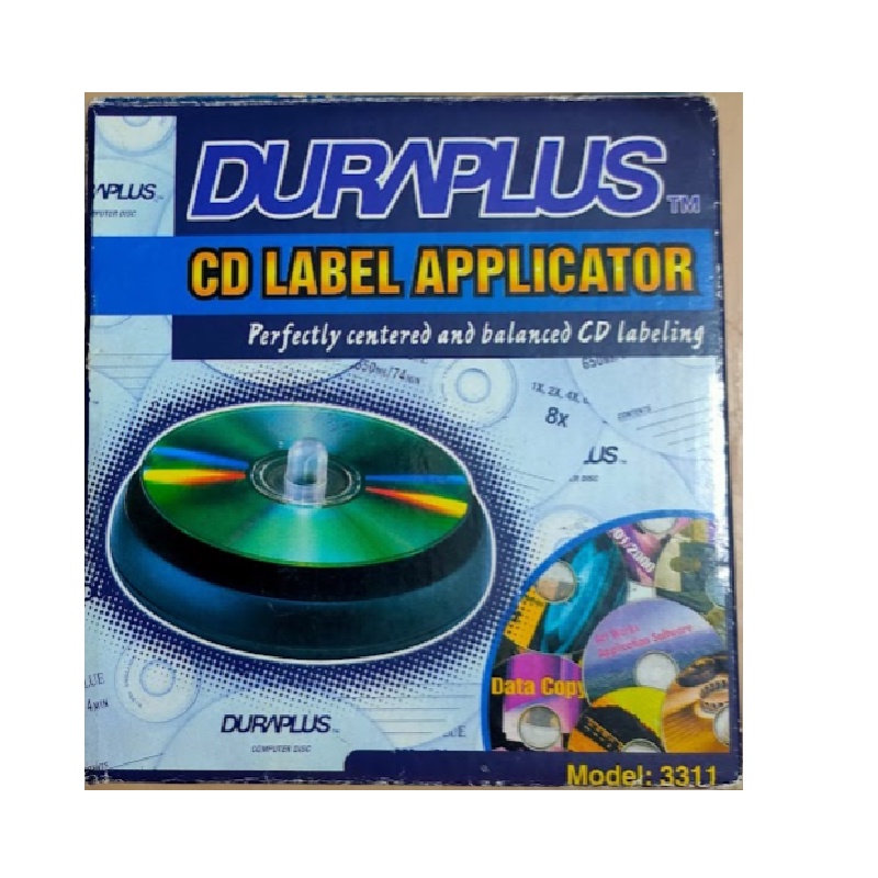 Duraplus CD/DVD label Applicator Easy CD/ DVD Sticker/ Label