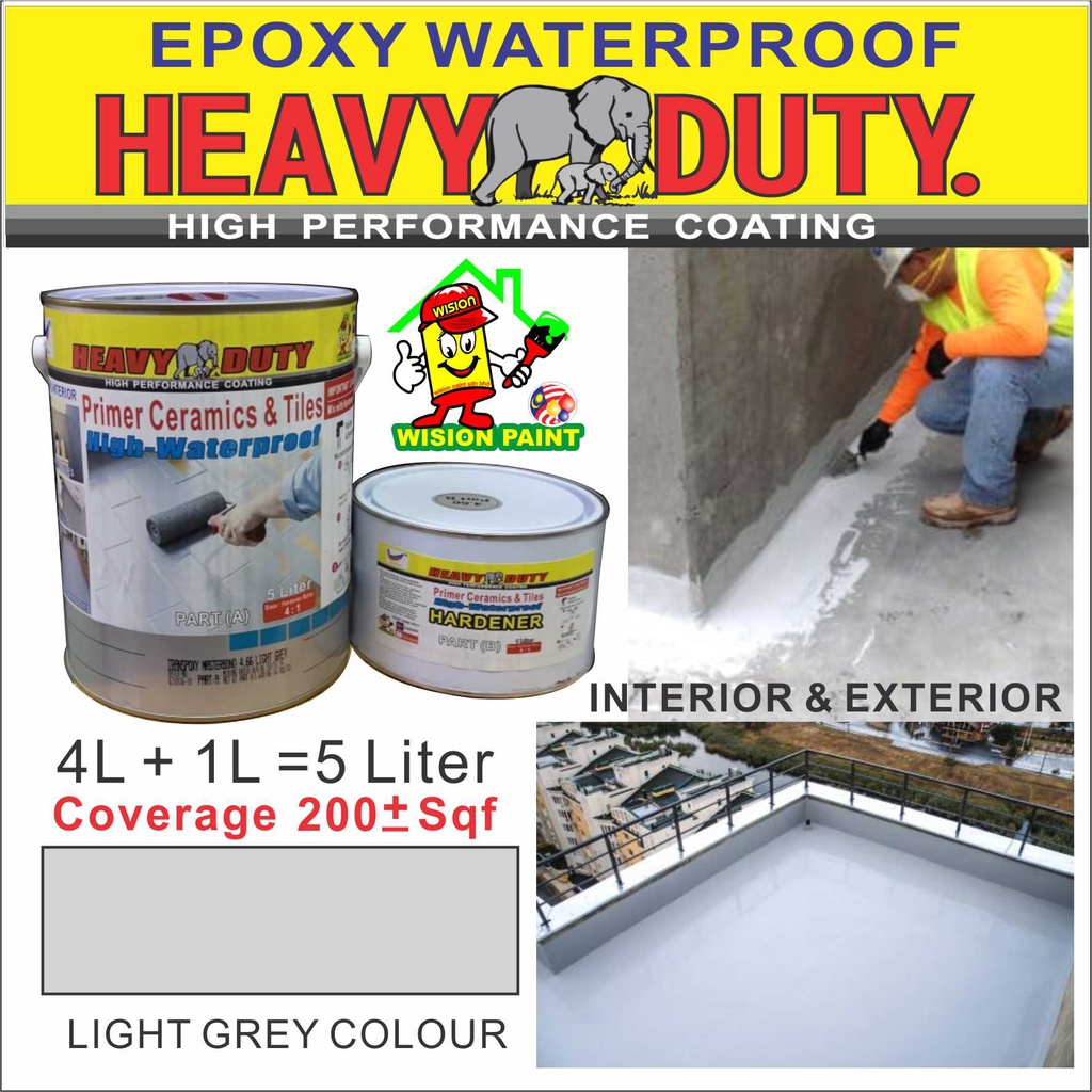 5L HD EPOXY PRIMER Sealer Undercoat Paint Heavy Duty DIY