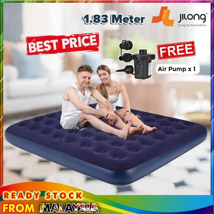 Jilong Double Air Bed 1.83 Meter (Premium) Tilam Tidur Udara Angin