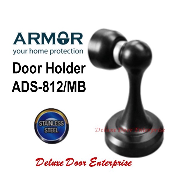 Armor Door Stopper / Door Holder (Matt Black) / ADS 812MB /