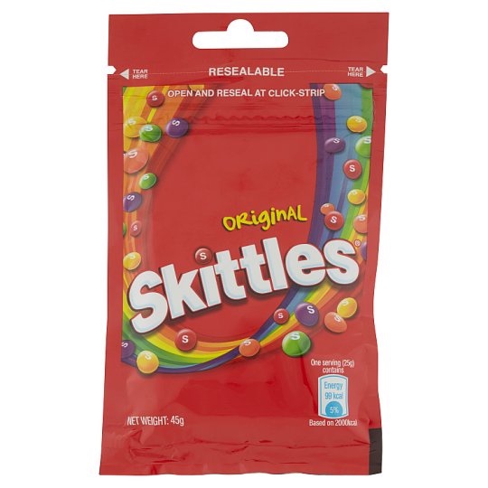 1x【Skittles Original Candy 40g】Real Fruits Juice Candy Shopee Malaysia