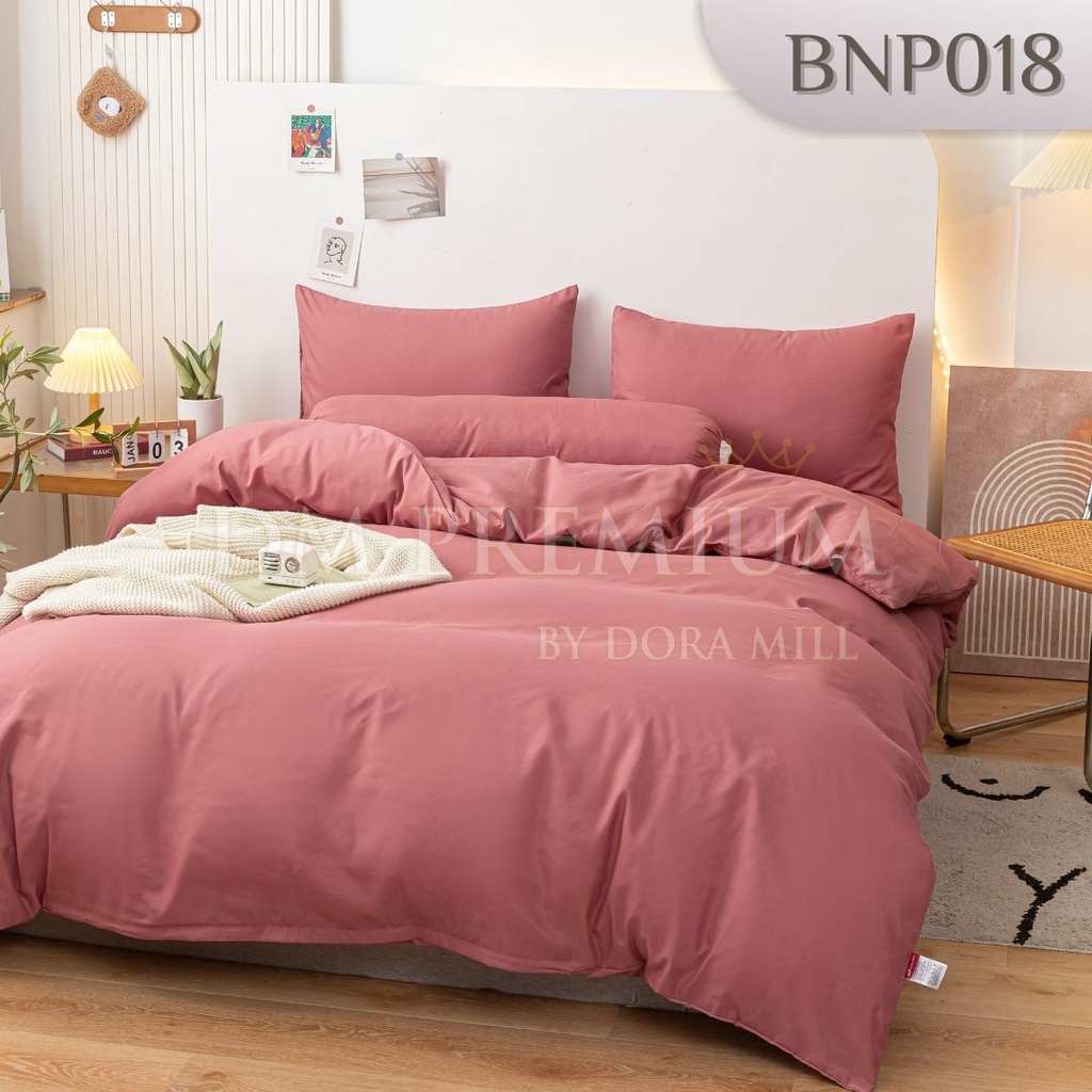 [READY STOCK] Premium 800 TC Cotton Plain Series Quilt Cover Comforter