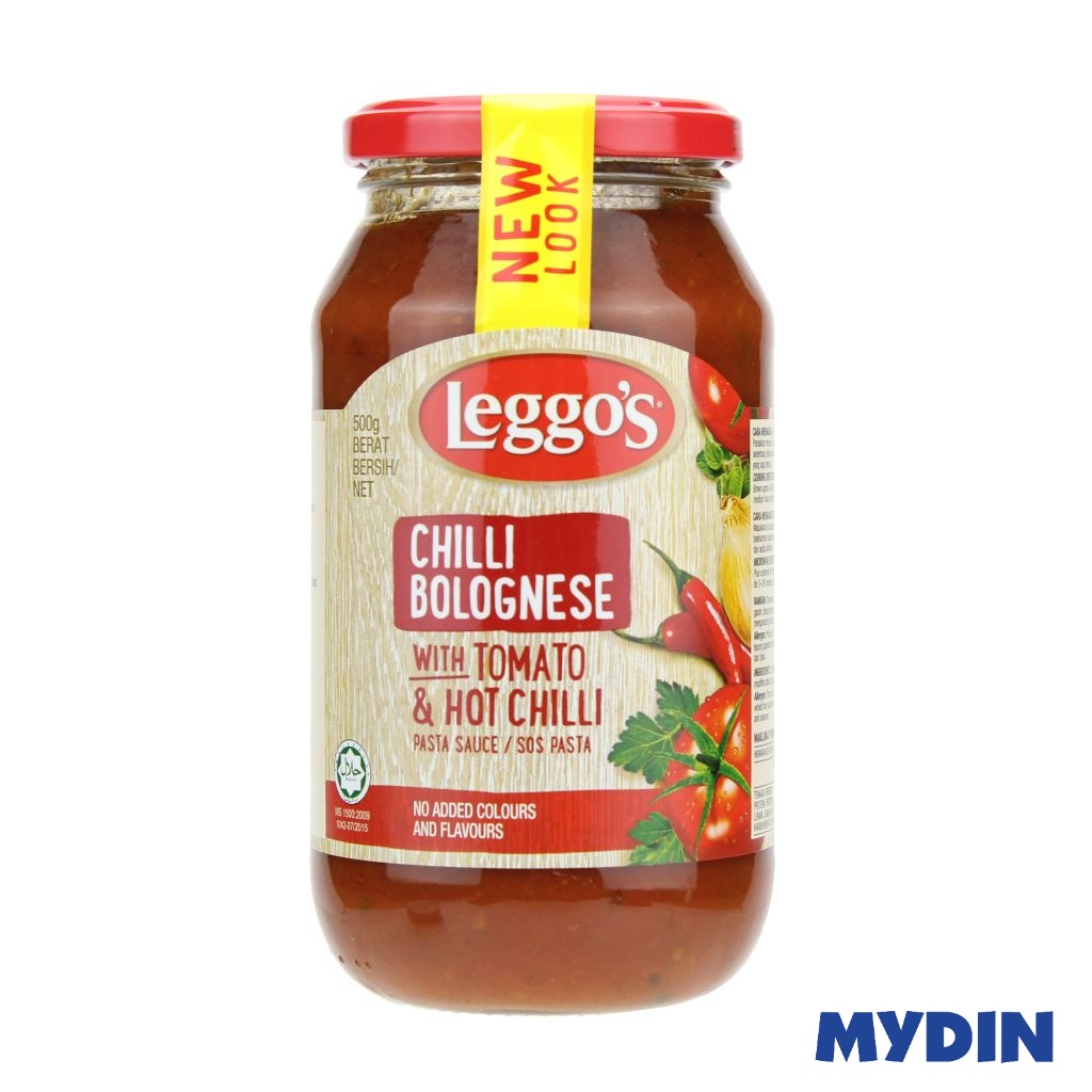 Leggos Pasta Sauce Chilli Bolognese With Tomato & Hot Chilli (500g