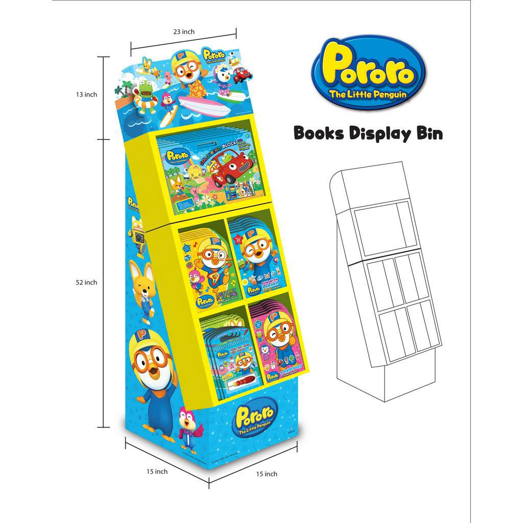 Books / Toys / POP Standee / Display Bins Rack Shelves cardboard new