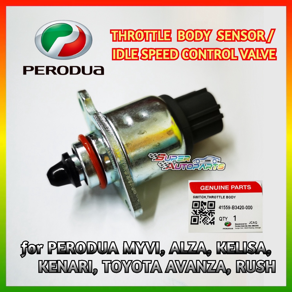 PERODUA Throttle Body Sensor Switch Myvi 1.3 1.5 Kelisa Kenari Alza 4PIN Idle Speed Control