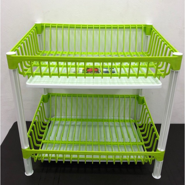 APPLELADY JT5036 Double Decker Dish Drainer Set/ Rak Pinggan 145