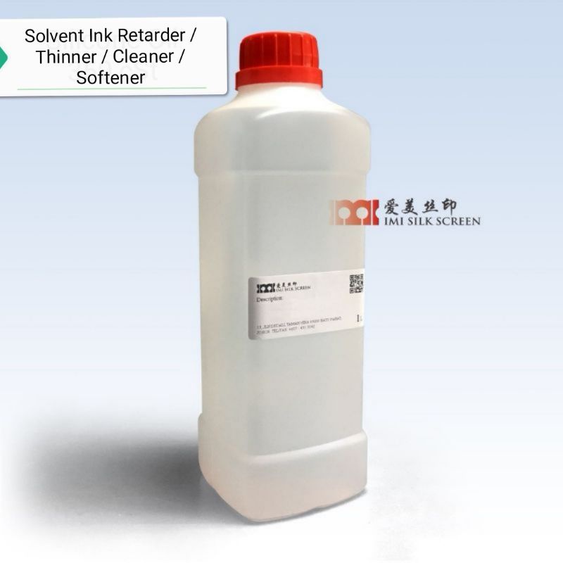 Retarder / Thinner / Cleaner for Solvent Based Ink / Plastic / PP / PE / PVC / Acrylic / ABS