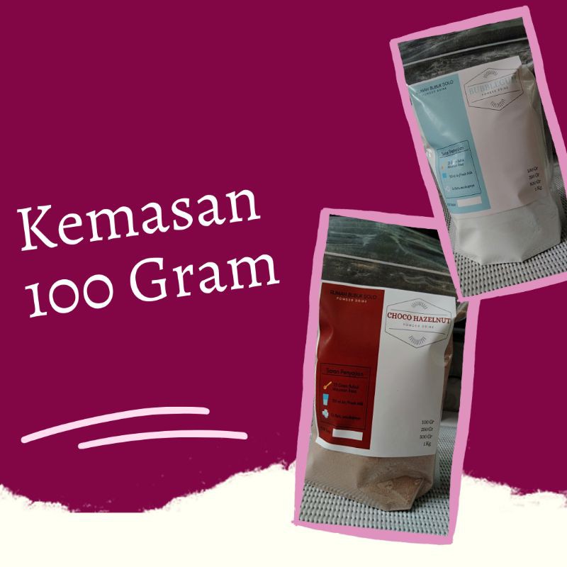 (100gr) Beverage Powder Various Flavors / Javaland / Repack / Drinking