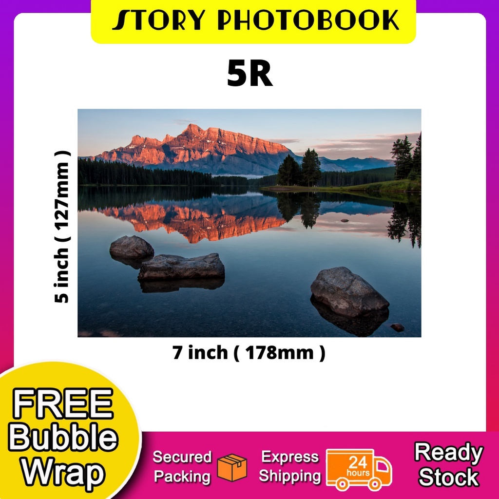 5R, 6R, 8R, 8RW Fujifilm Photo Print (Waterproof) Shopee Malaysia