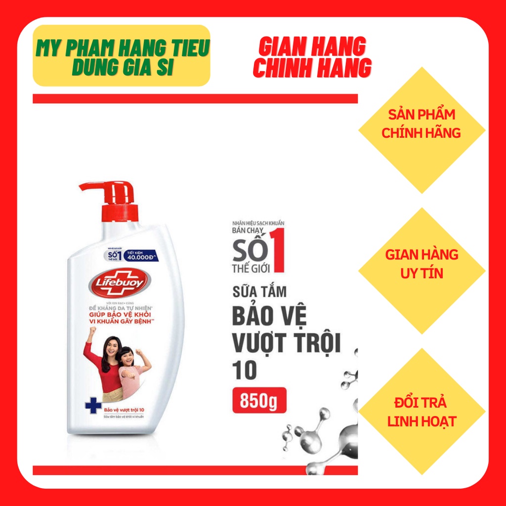 Lifebuoy Shower Gel Outstanding Protection 850g Shopee Malaysia