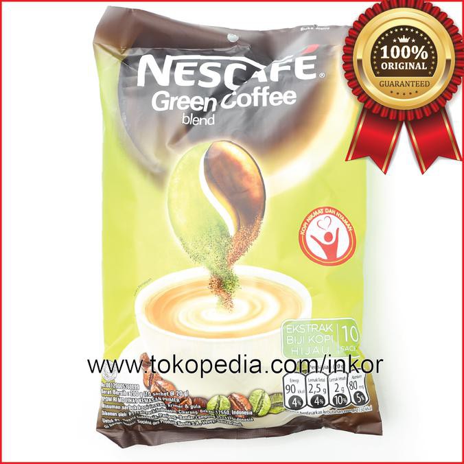 Nescafe Green Coffee Blend Bag 10x20gr Shopee Malaysia