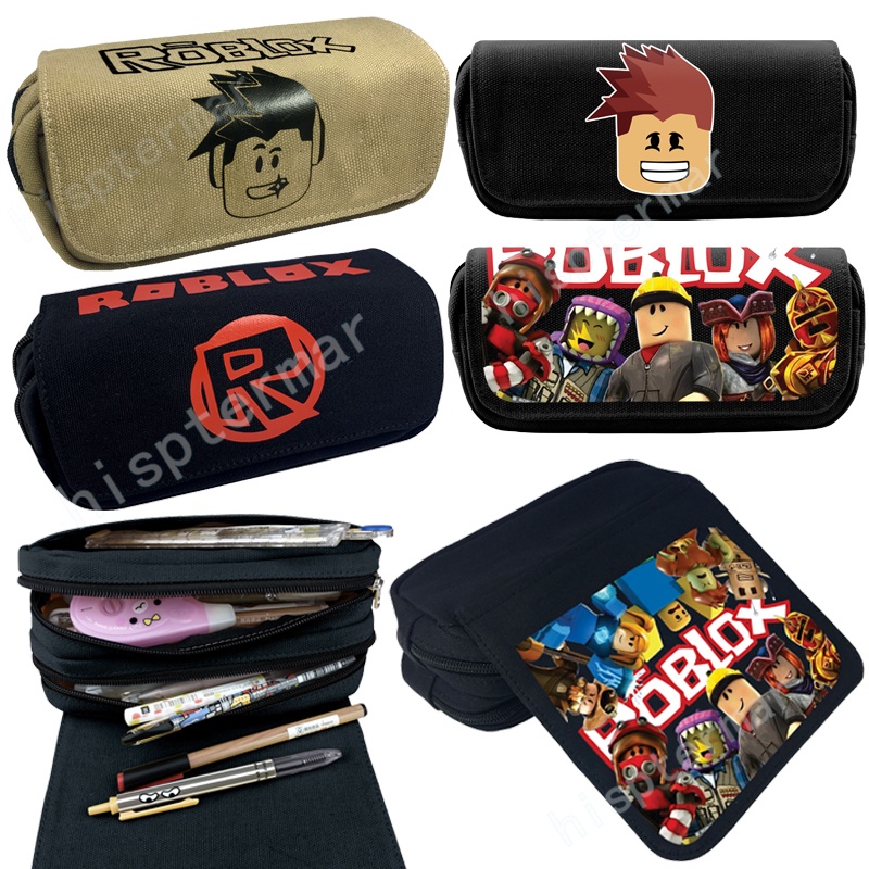 Roblox Cartoon Anime Game High Capacity Student Stationery Box Boys