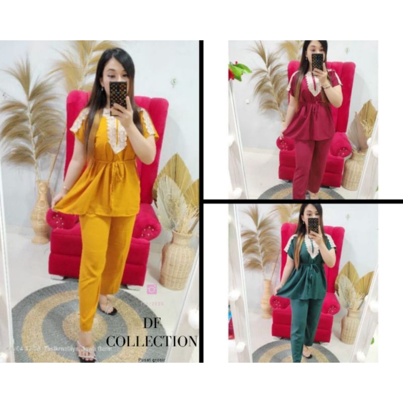 Arabic Lace Pajamas Suit Clothes Suit Shopee Malaysia