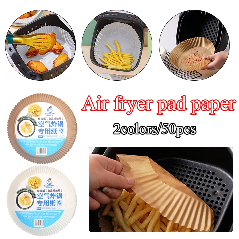 Air Fryer Pad Paper Greaseproof Baking Pan Paper Multifunctional
