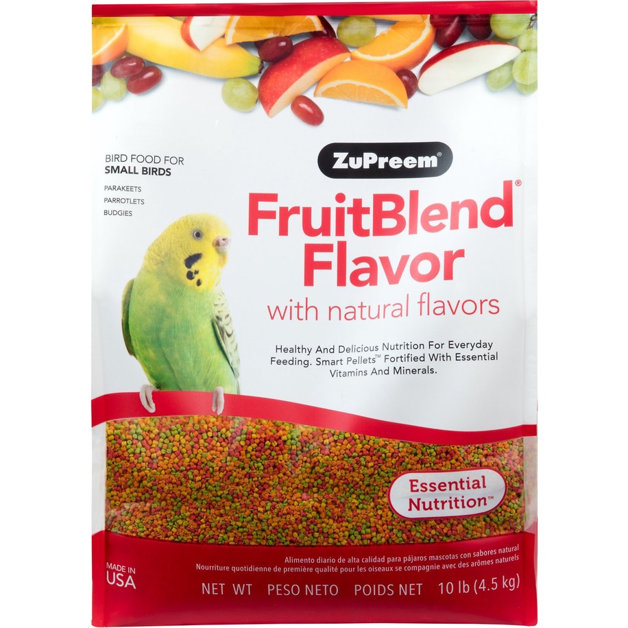 ZuPreem FruitBlend with Natural Fruit Flavors Small Bird Food 100gm