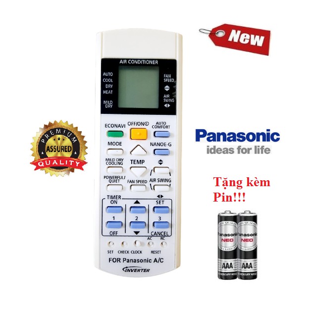 Panasonic Air Conditioner Control 1 & 2Way Inverter Nano Eco Good 100