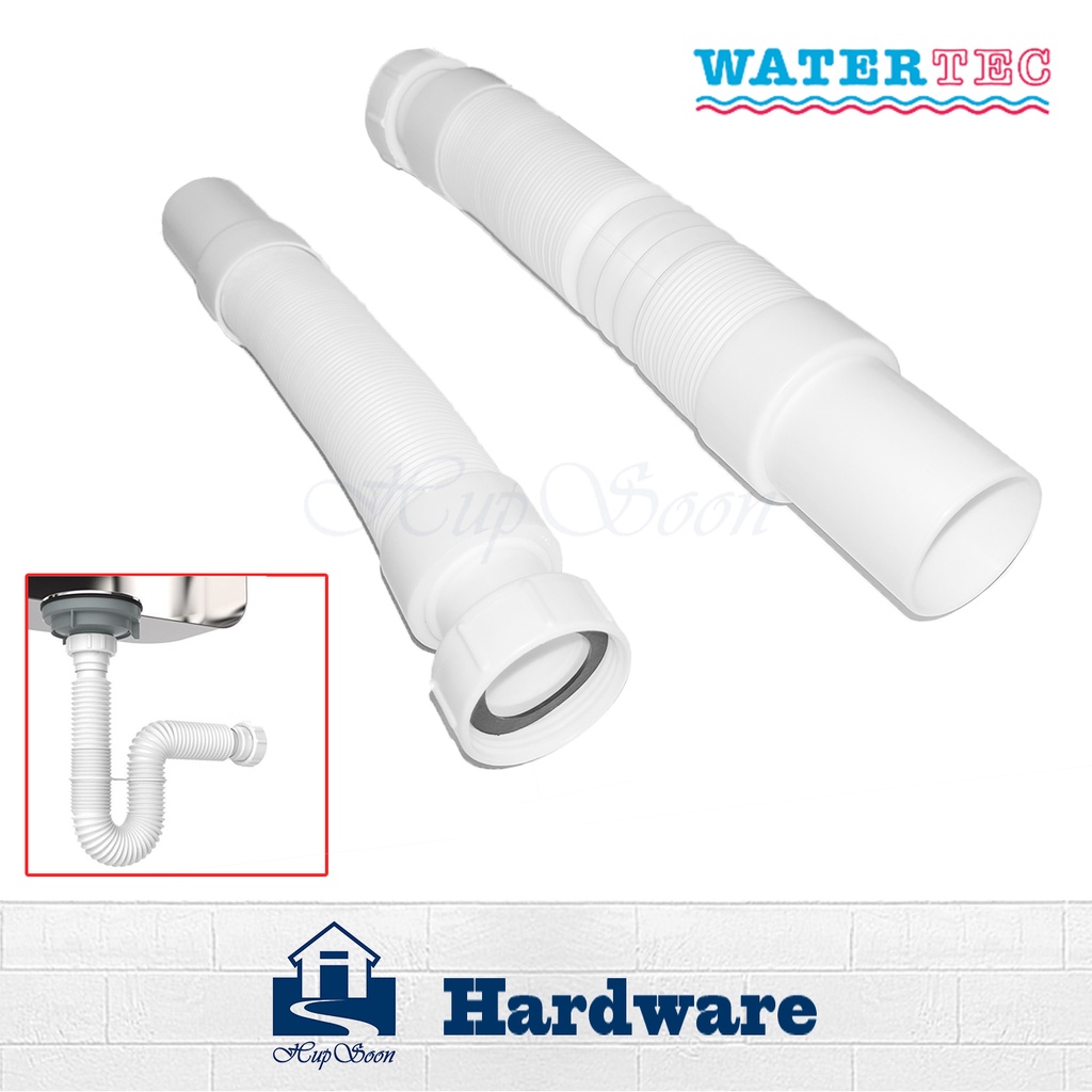 WATERTEC Uni Trap Basin & Kitchen Sink Flexible Hose [ 32mm (1 1/4") & 40mm (1 1/2") ] Shopee