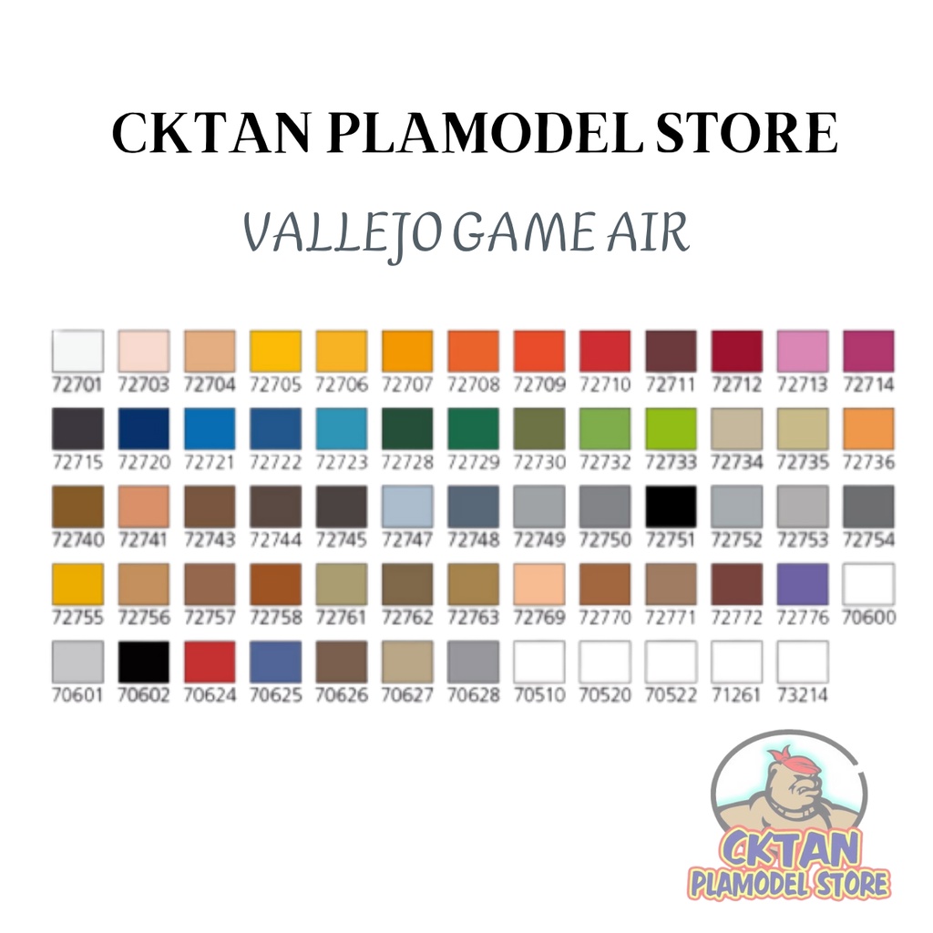 VALLEJO GAME AIR PAINT Shopee Malaysia