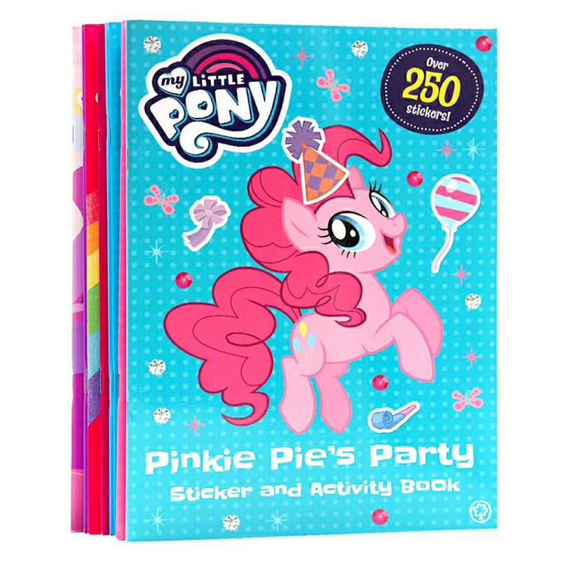 [Clearance] 100 Original My Little Pony sticker and activity book