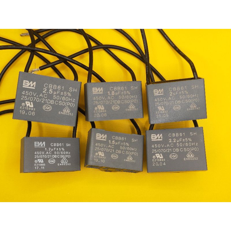 BM Kapasitor Kipas Siling, Meja, Duduk / Ceiling Fan Capasitor BM 1.2