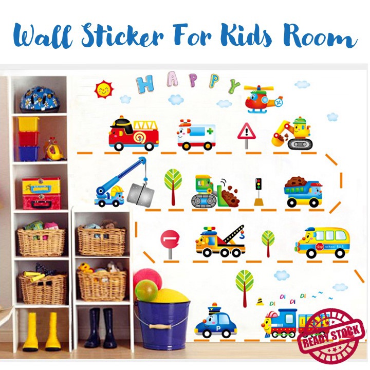 Wall Sticker For Baby Kids Room Decoration Removable Cartoon Sticker