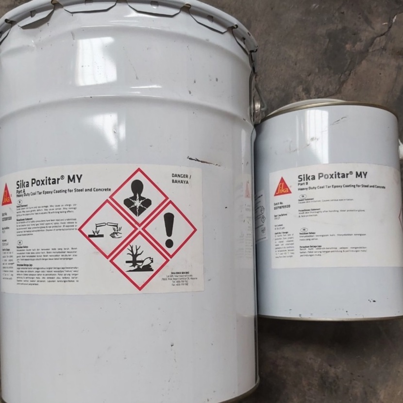 SIKA POXITAR 100 MY COAL TAR EPOXY COATING FOR STEEL AND CONCRETE