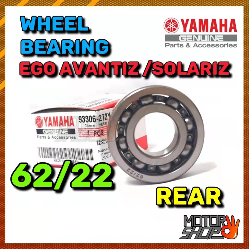 YAMAHA WHEEL BEARING REAR YAMAHA EGO AVANTIZ / SOLARIZ BEARING 62/22 1