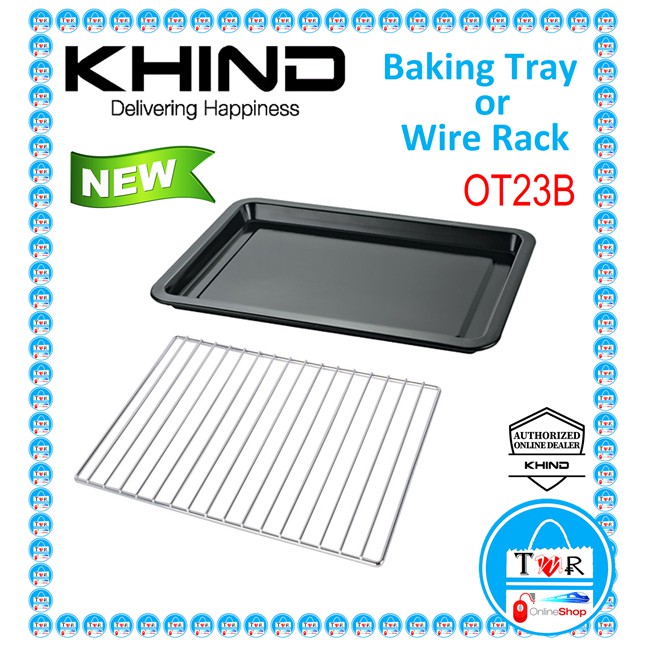 Khind Baking Tray / Wire Rack Only Original ( OT23B ) Shopee Malaysia