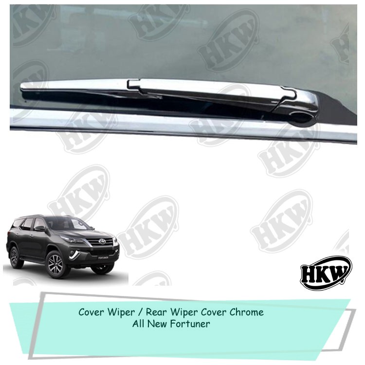 Chrome Car Wiper Rear Wiper Cover For All New Fortuner Shopee Malaysia