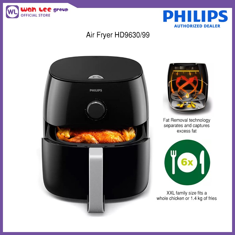 Philips HD9630 Airfryer XXL 1.4 KG ( HD9630/99 ) Shopee Malaysia