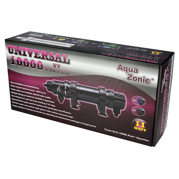 Aqua zonic Universal UV filter 9000 (9W) or Aquazonic Universal UV