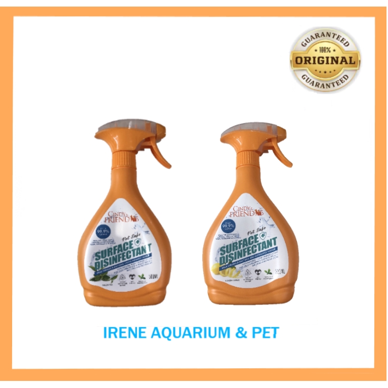 Cindy's & Friends Pet Safe Surface Disinfectant Green Tea Flavour 500ml