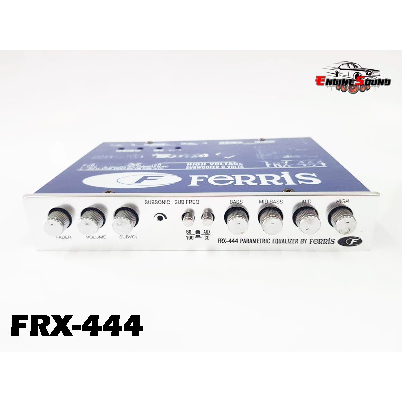 Ferris FRX444 4 band preamp, car preamp, car preamp, 4band audio