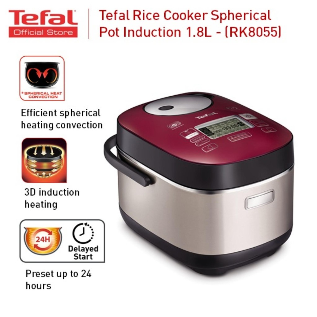 Tefal 1.8L Induction Rice Cooker RK8055 (Display Unit) Shopee Malaysia